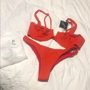 ZAFUL burnt orange bikini. BRAND NEW, never worn.